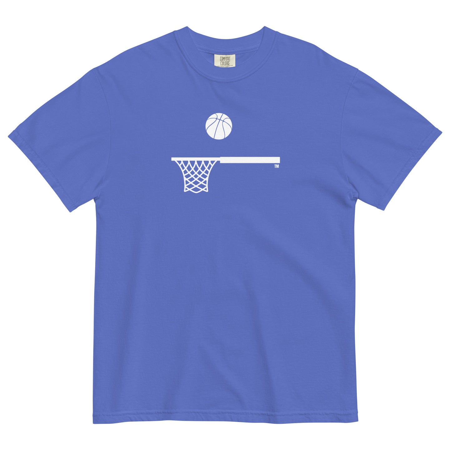 White Hoop and Ball Thick T