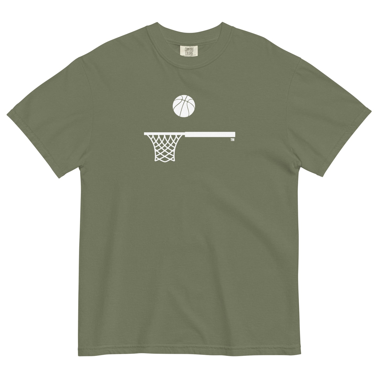 White Hoop and Ball Thick T