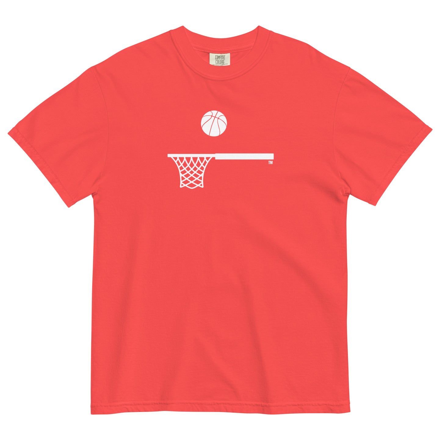 White Hoop and Ball Thick T