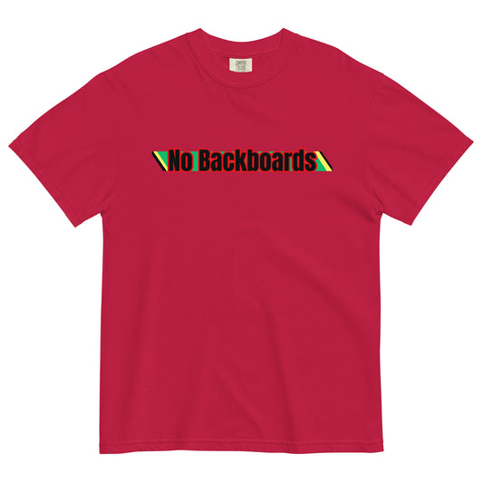 No Backboard Thick Ts - Black Red Racing