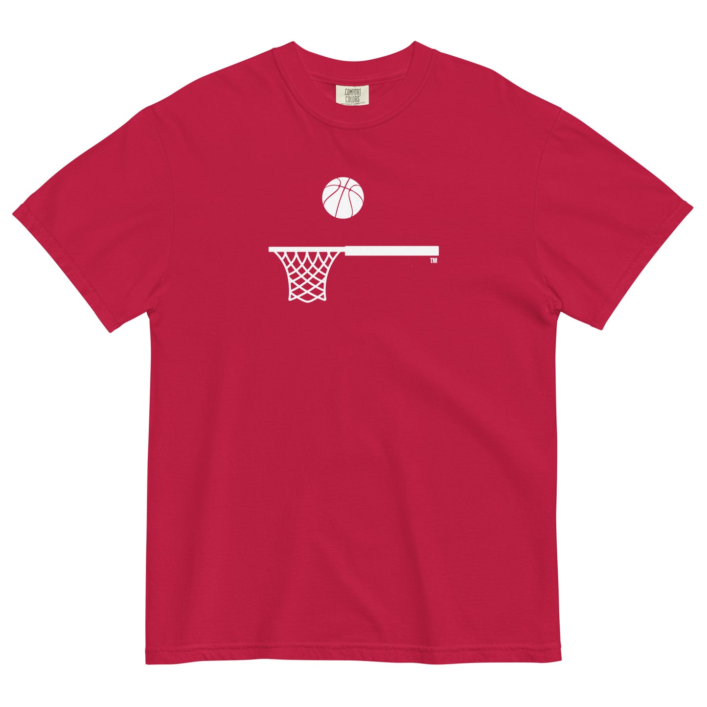 White Hoop and Ball Thick T