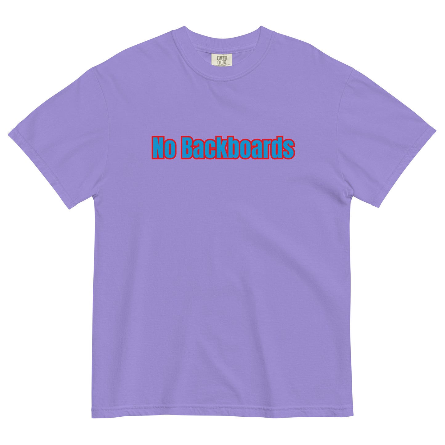 No Backboard Thick Ts - Blue Red Boarder