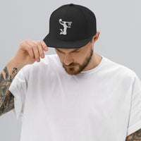 Embroidered White Nu Dunkman Snap Back