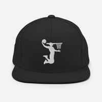 Embroidered White Nu Dunkman Snap Back