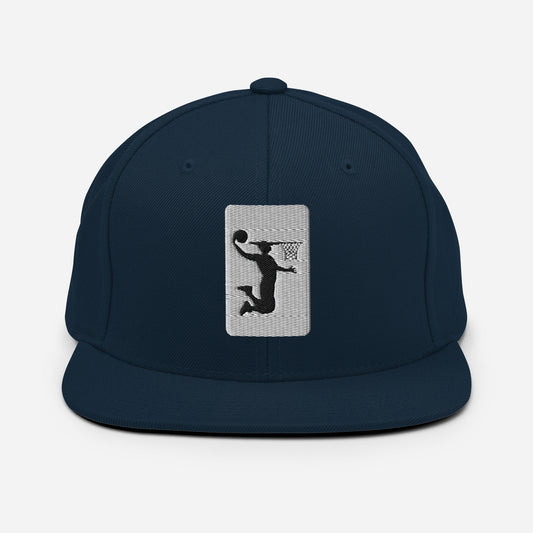 Embroidered Nu Dunkman White Patch Snap Back