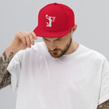 Embroidered White Nu Dunkman Snap Back