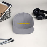 Embroidered Slim Font No Backboards Yellow Snap Back