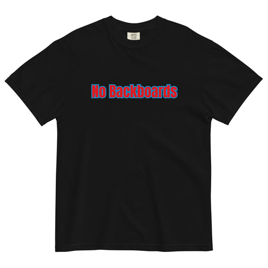 No Backboard Thick Ts - Red Blue Boarder