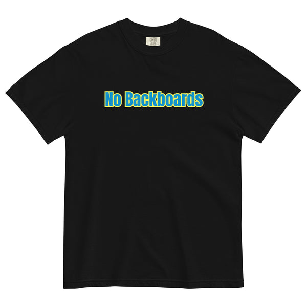 No Backboard Thick Ts - Blue Yellow Boarder