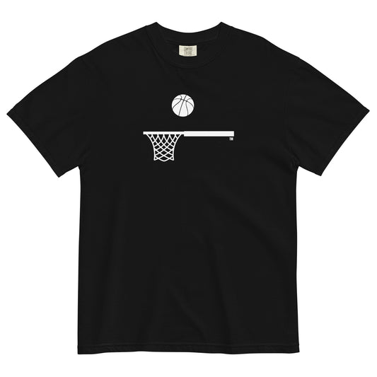 White Hoop and Ball Thick T