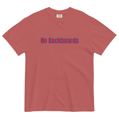 No Backboard Thick Ts - Red Blue Boarder