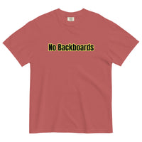 No Backboard Thick Ts - Black Yellow Boarder