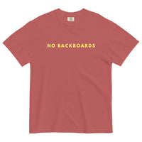 No Backboards Yellow Slim Font Thick T