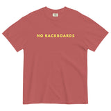 No Backboards Yellow Slim Font Thick T