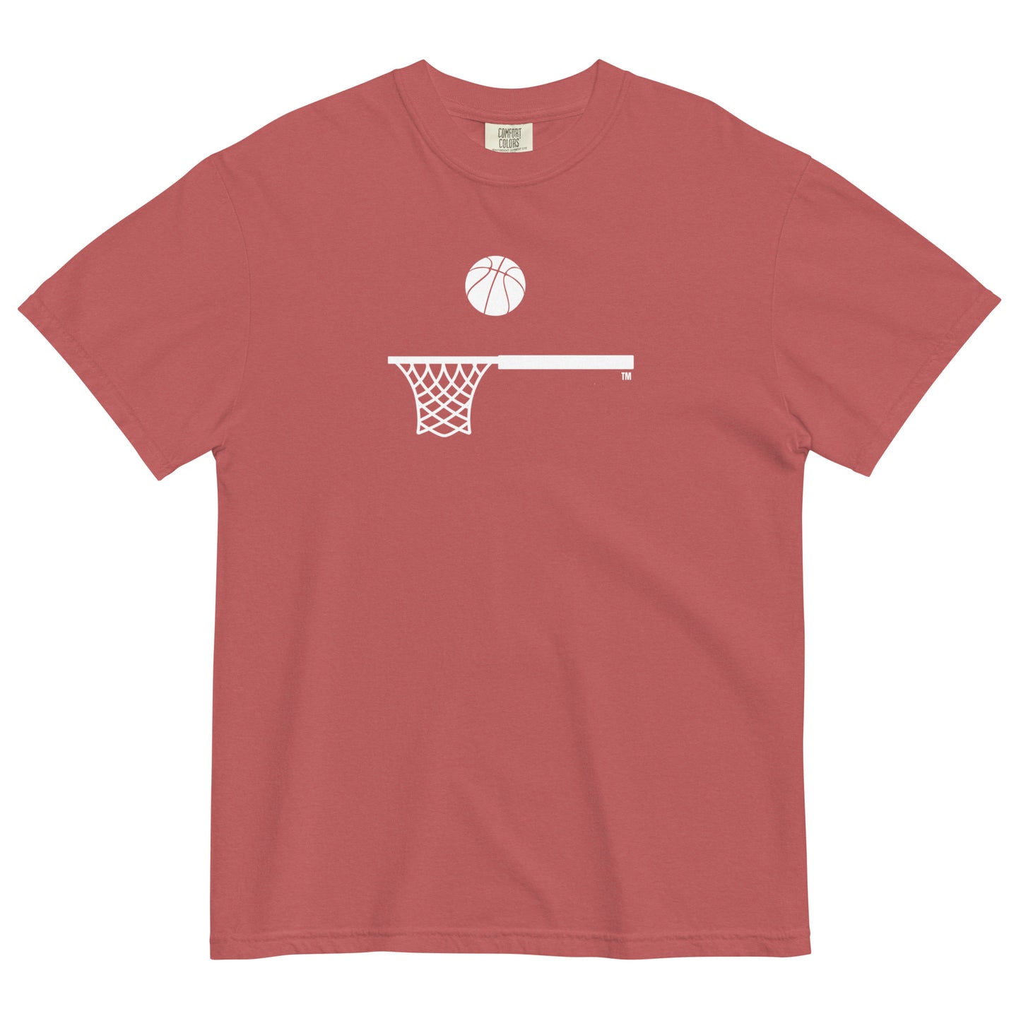 White Hoop and Ball Thick T