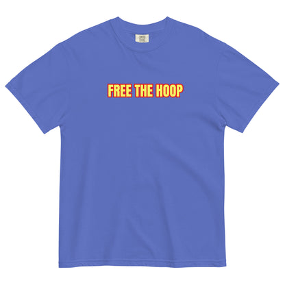FREE THE HOOP - Thick T - Yellow Red Boarder