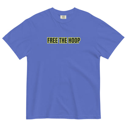 FREE THE HOOP - Thick T - Green Yellow Boarder