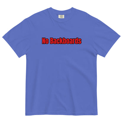 No Backboard Thick Ts - Red Black Boarder