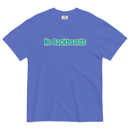 No Backboard Thick Ts - Blue Yellow Boarder
