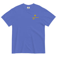 Embroidered Gold Ball and Hoop Thick T