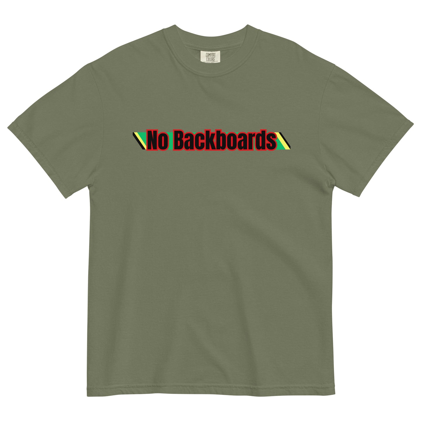No Backboard Thick Ts - Black Red Racing