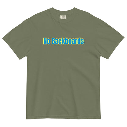 No Backboard Thick Ts - Blue Yellow Boarder