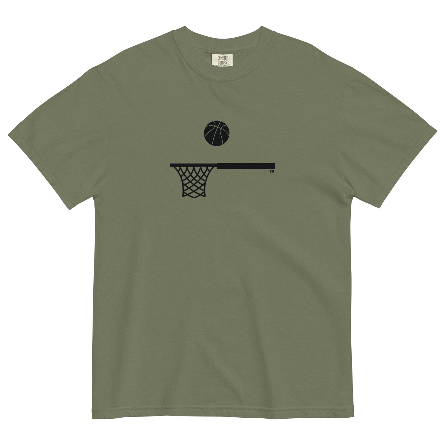 Black Ball and Hoop Thick T
