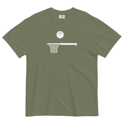 White Hoop and Ball Thick T