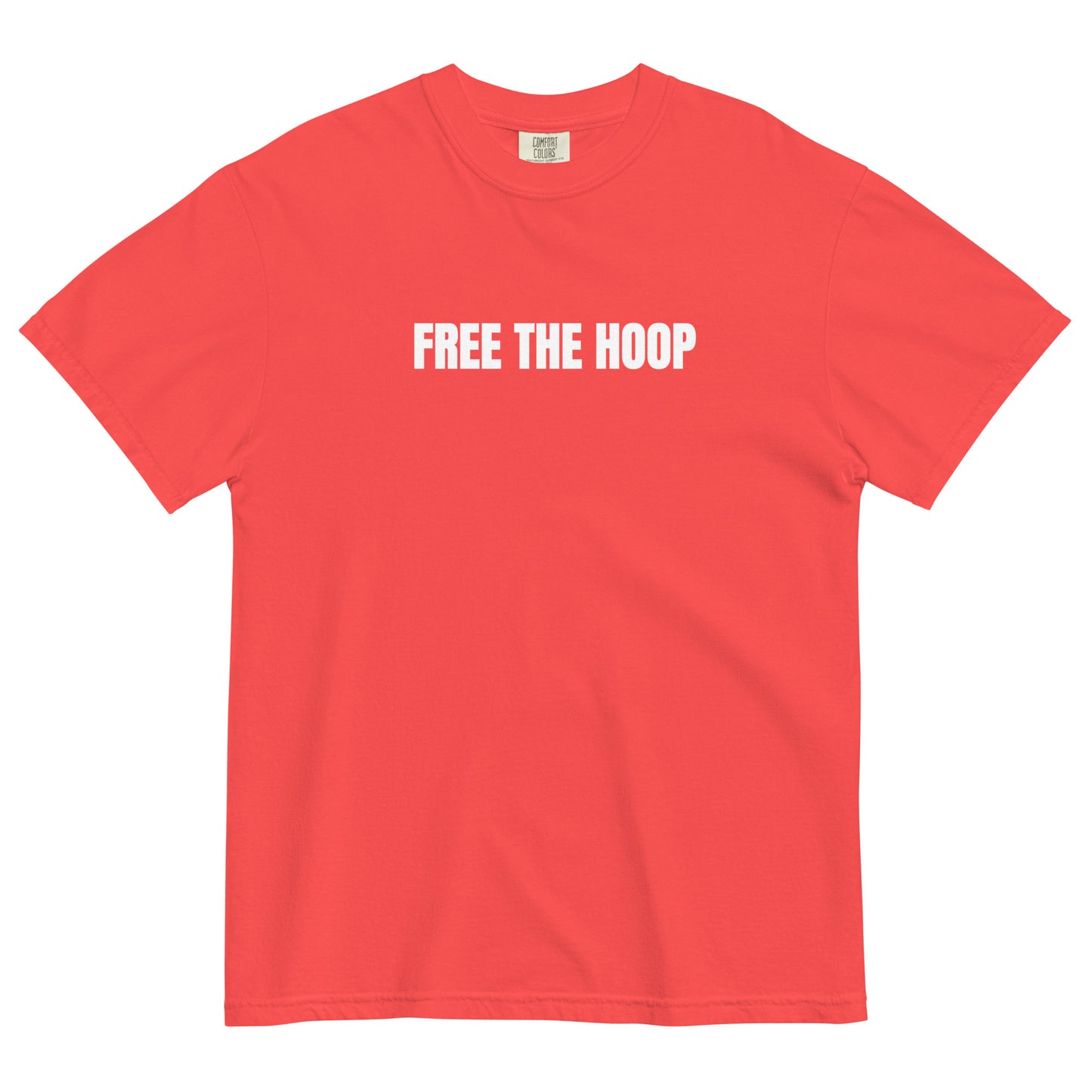 FREE THE HOOP - Thick T - White Letters