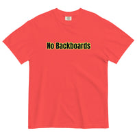 No Backboard Thick Ts - Black Yellow Boarder