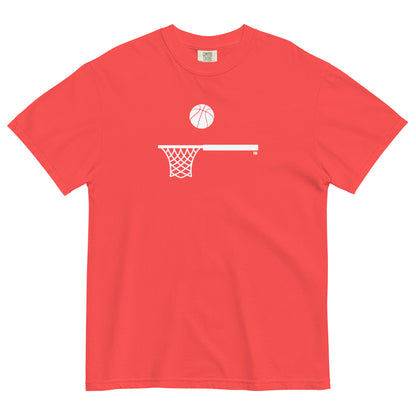 White Hoop and Ball Thick T