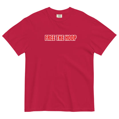 Free The Hoop - Thick T - Red White Boarder
