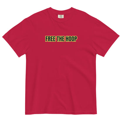 FREE THE HOOP - Thick T - Green Yellow Boarder
