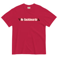 No Backboard Thick Ts - White Red Racing