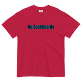 No Backboard Thick Ts - Black Blue Boarder