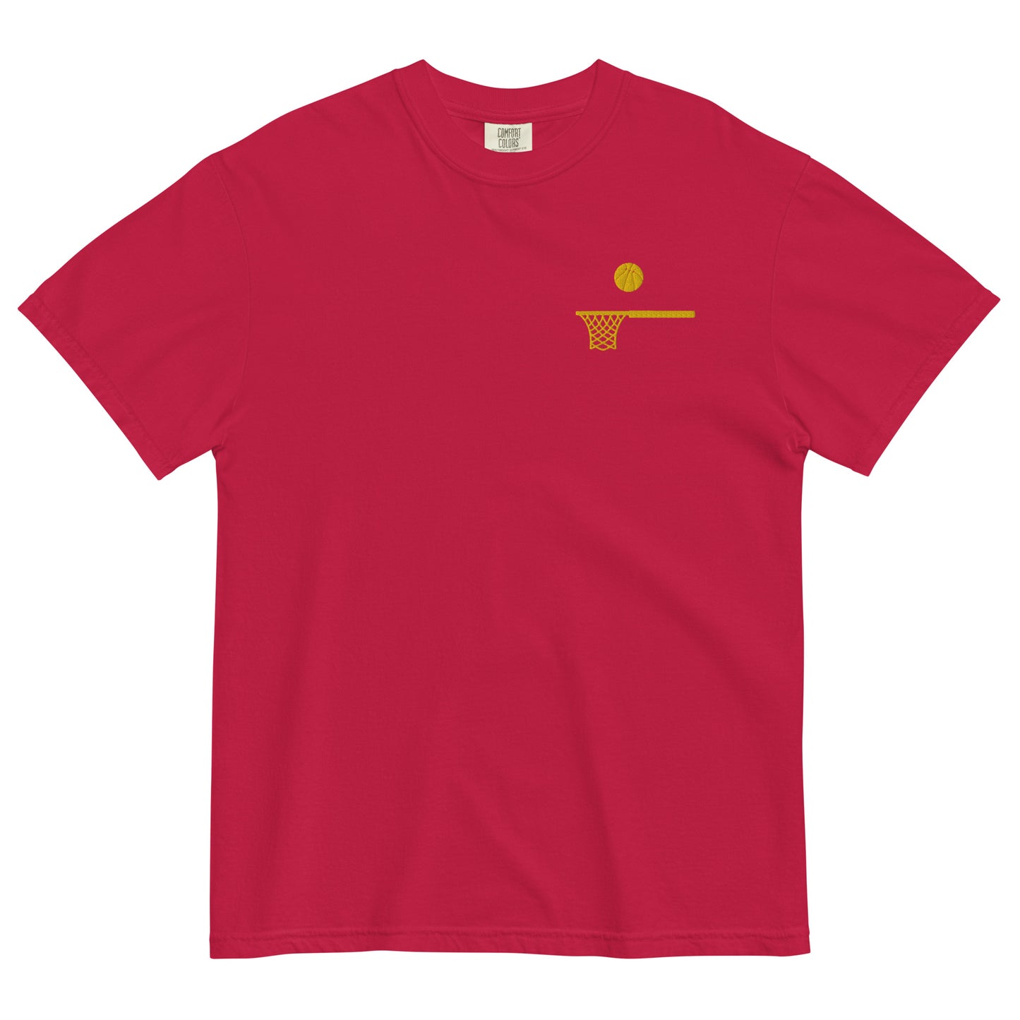 Embroidered Gold Ball and Hoop Thick T