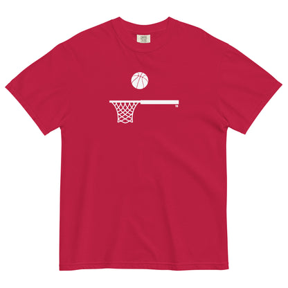 White Hoop and Ball Thick T