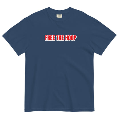 Free The Hoop - Thick T - Red White Boarder
