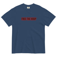 FREE THE HOOP - Thick T - Blue Red Boarder