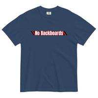 No Backboard Thick Ts - White Red Racing