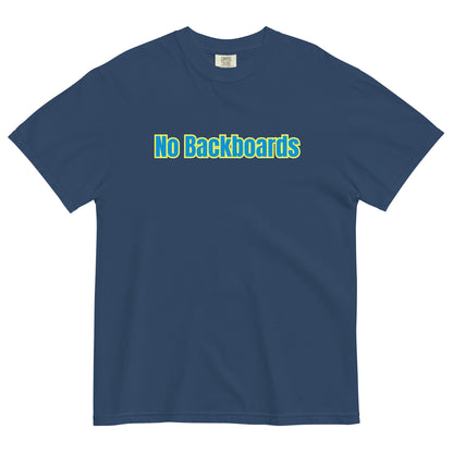 No Backboard Thick Ts - Blue Yellow Boarder