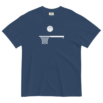 White Hoop and Ball Thick T