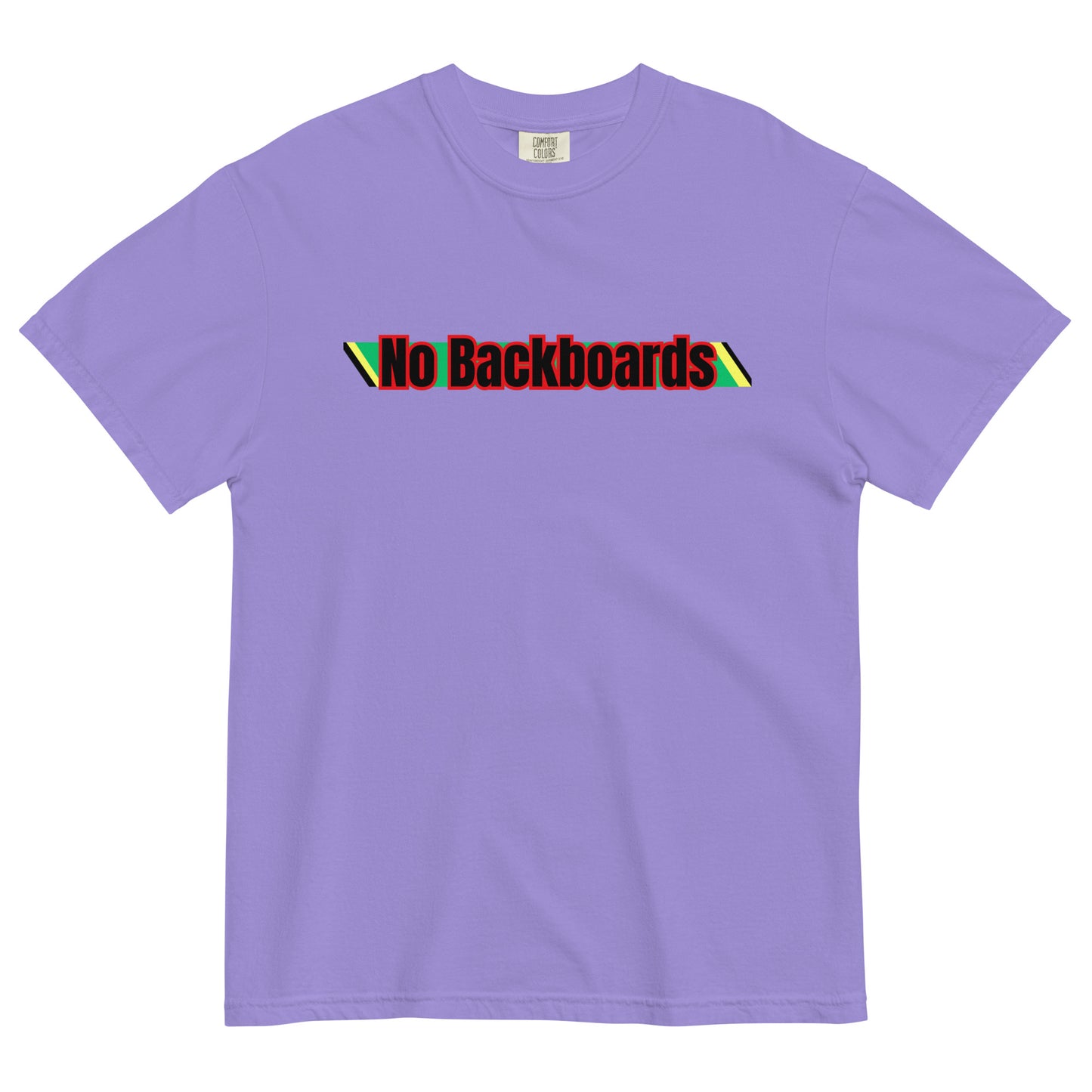 No Backboard Thick Ts - Black Red Racing