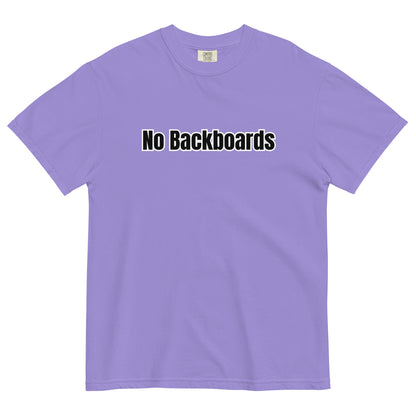 No Backboard Thick Ts - Black White Boarder