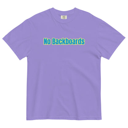 No Backboard Thick Ts - Blue Yellow Boarder