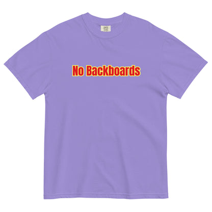 No Backboard Thick T - Red Yellow Boarder