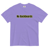 No Backboard Thick Ts - Black Yellow Boarder