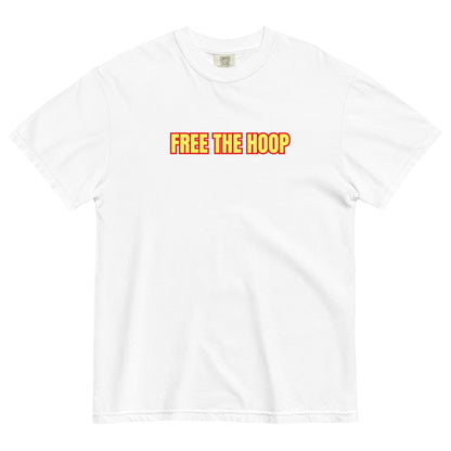 FREE THE HOOP - Thick T - Yellow Red Boarder