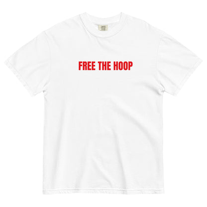 Free The Hoop - Thick T - Red White Boarder