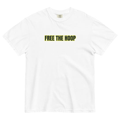 FREE THE HOOP - Thick T - Green Yellow Boarder